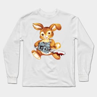 Chainsaw Bunny Long Sleeve T-Shirt